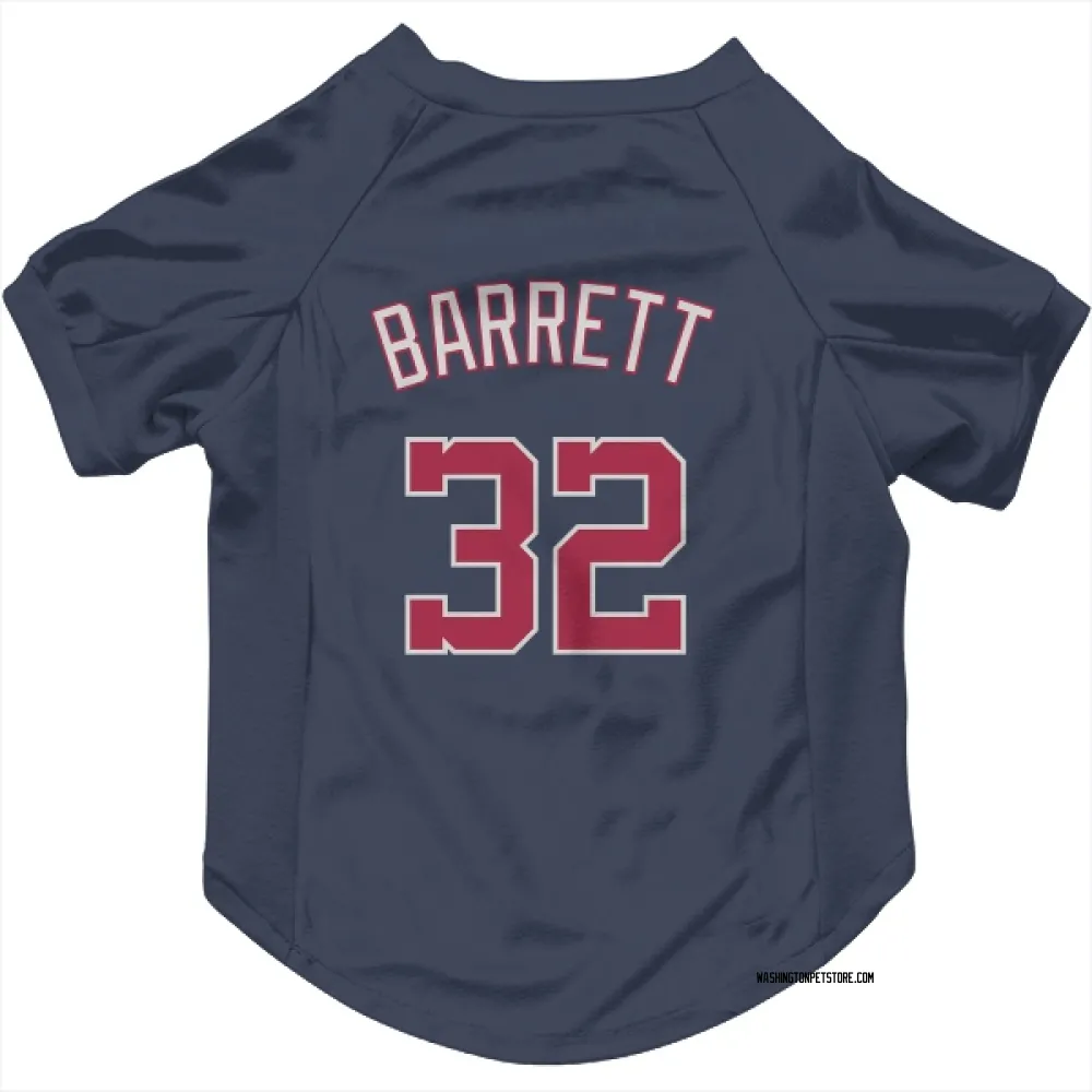 Washington Nationals Aaron Barrett Navy Pet Jersey for Dog & Cat