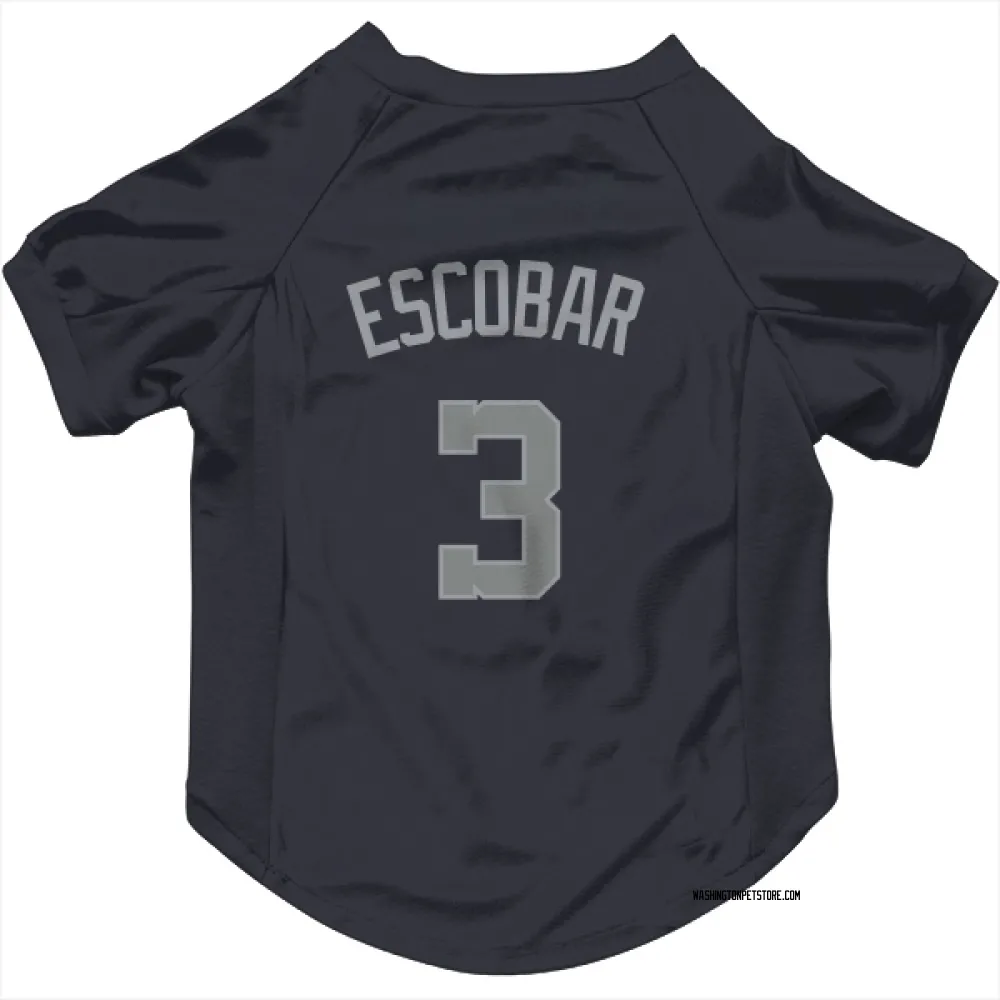 Washington Nationals Alcides Escobar Navy Gray Pet Jersey for Dog & Cat