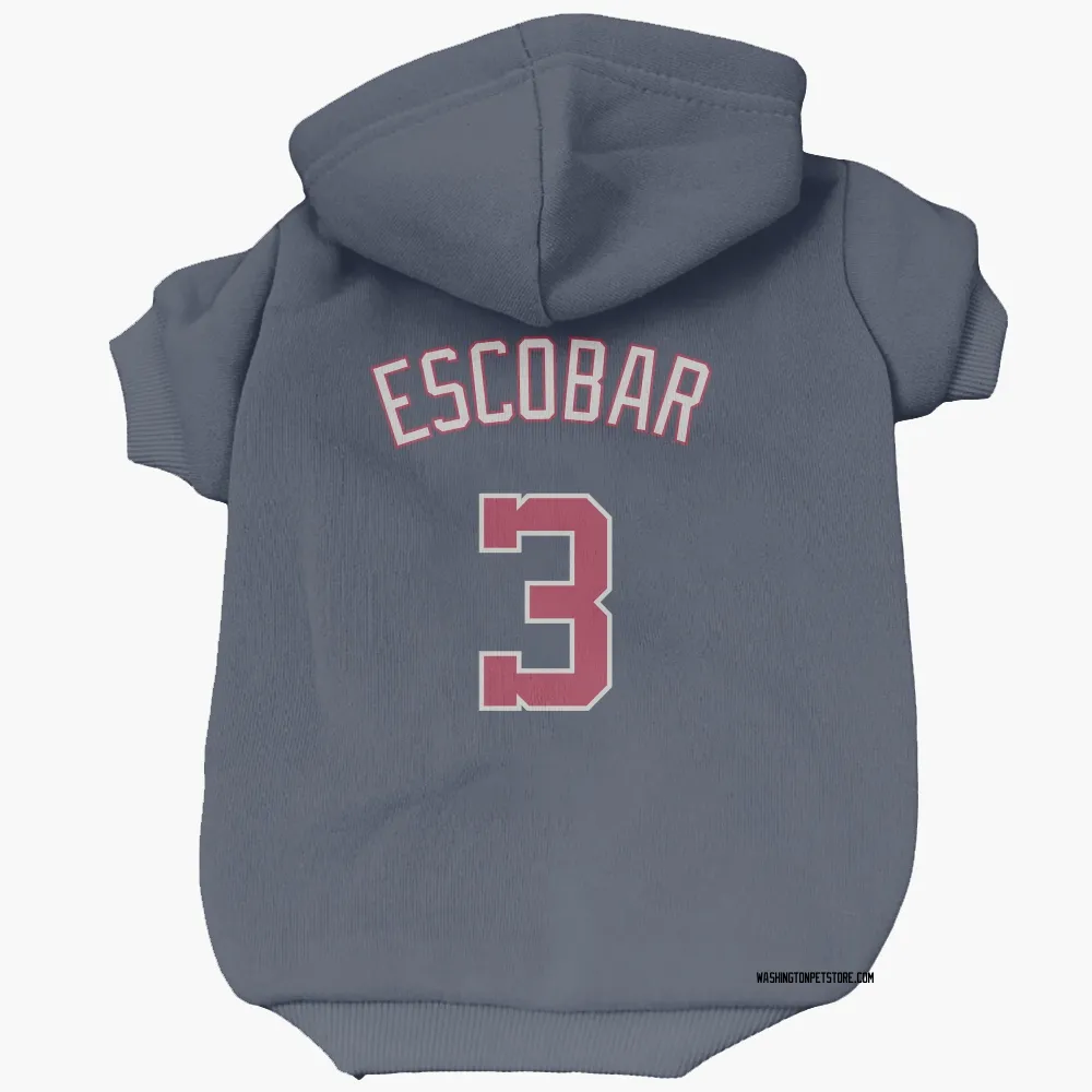 Washington Nationals Alcides Escobar Navy Pet Hoodie for Dog & Cat