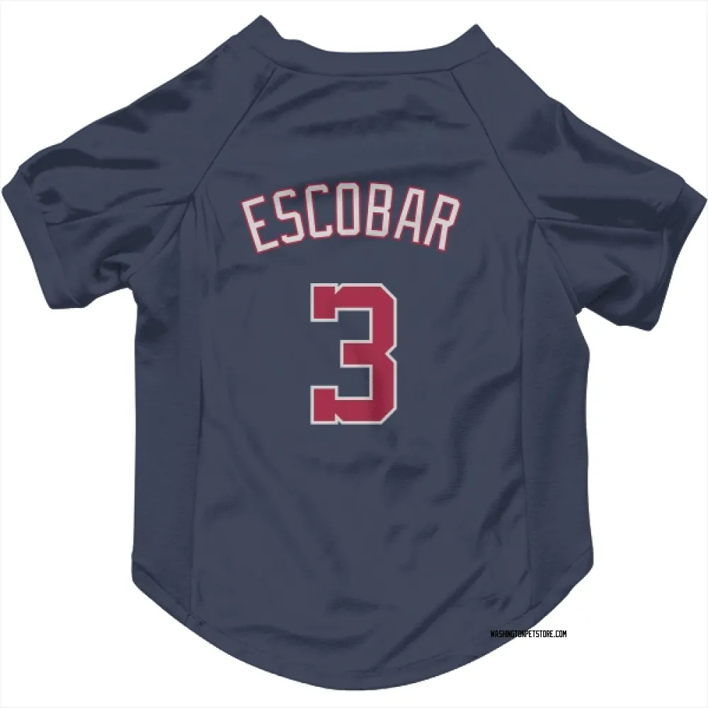 Washington Nationals Alcides Escobar Navy Pet Jersey for Dog & Cat
