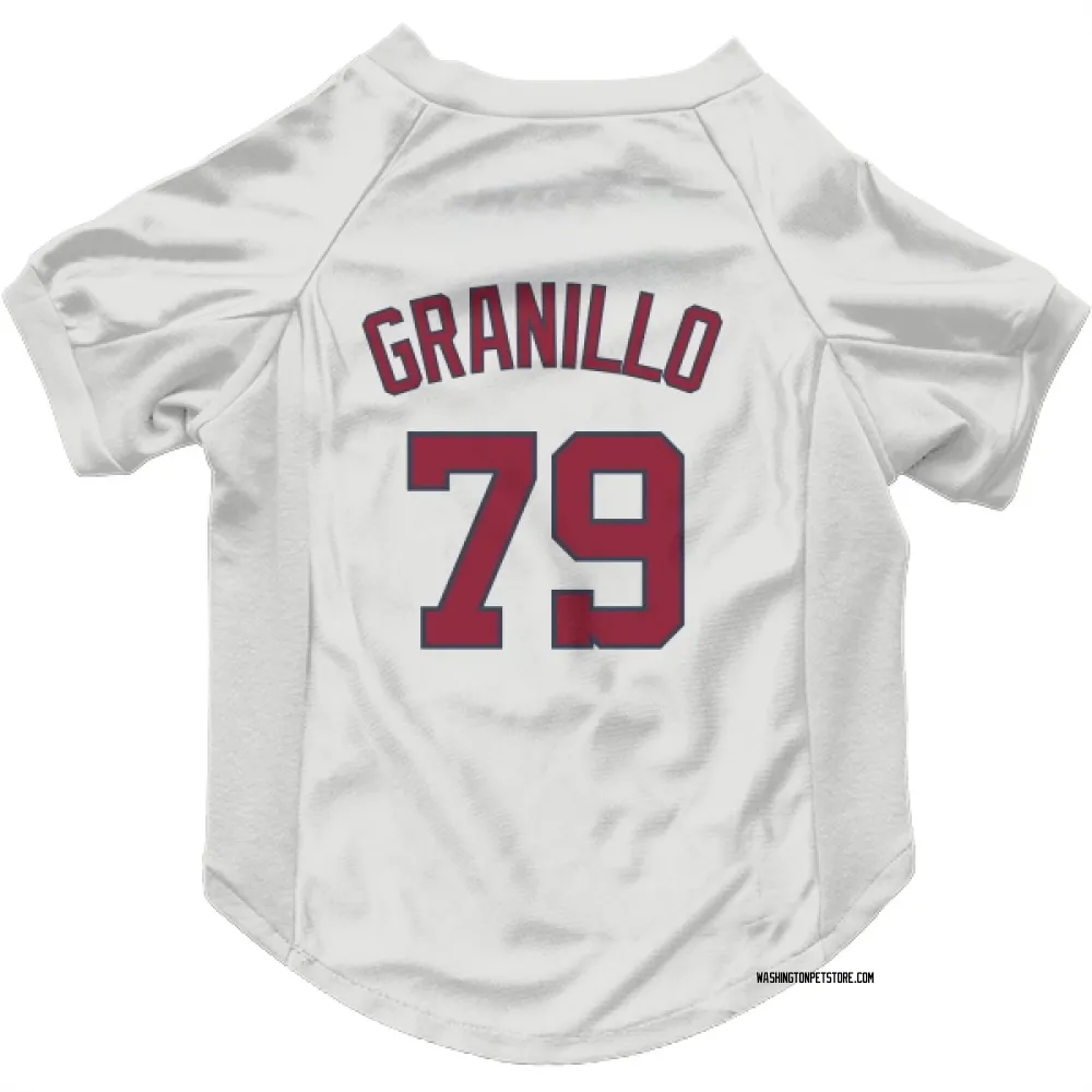 Washington Nationals Andre Granillo White Pet Jersey for Dog & Cat