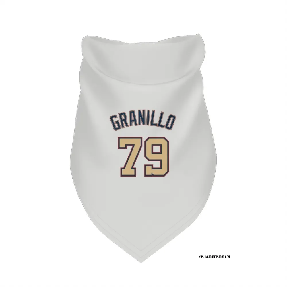 Washington Nationals Andre Granillo White/Gold Pet Bandana for Dog & Cat