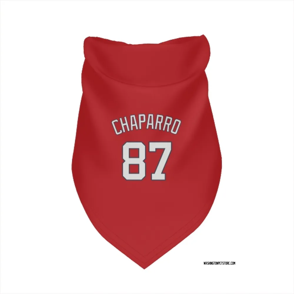Washington Nationals Andres Chaparro Red Pet Bandana for Dog & Cat
