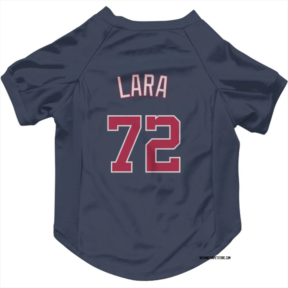 Washington Nationals Andry Lara Navy Pet Jersey for Dog & Cat