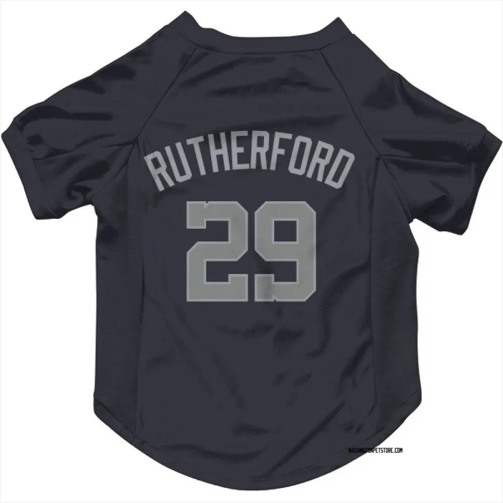 Washington Nationals Blake Rutherford Navy Gray Pet Jersey for Dog & Cat