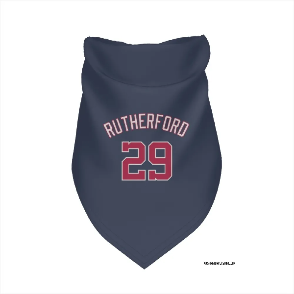 Washington Nationals Blake Rutherford Navy Pet Bandana for Dog & Cat
