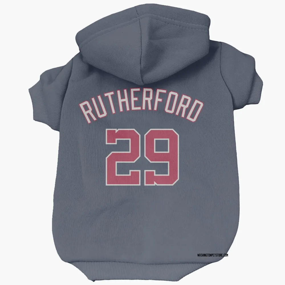 Washington Nationals Blake Rutherford Navy Pet Hoodie for Dog & Cat