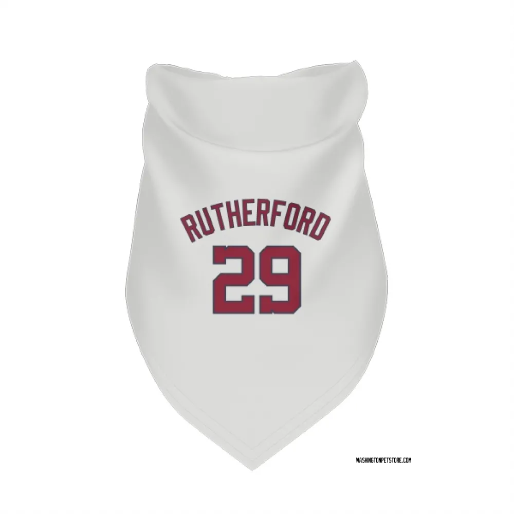 Washington Nationals Blake Rutherford White Pet Bandana for Dog & Cat