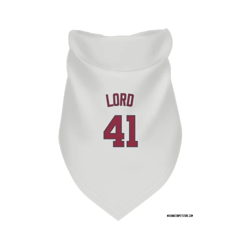 Washington Nationals Brad Lord White Pet Bandana for Dog & Cat