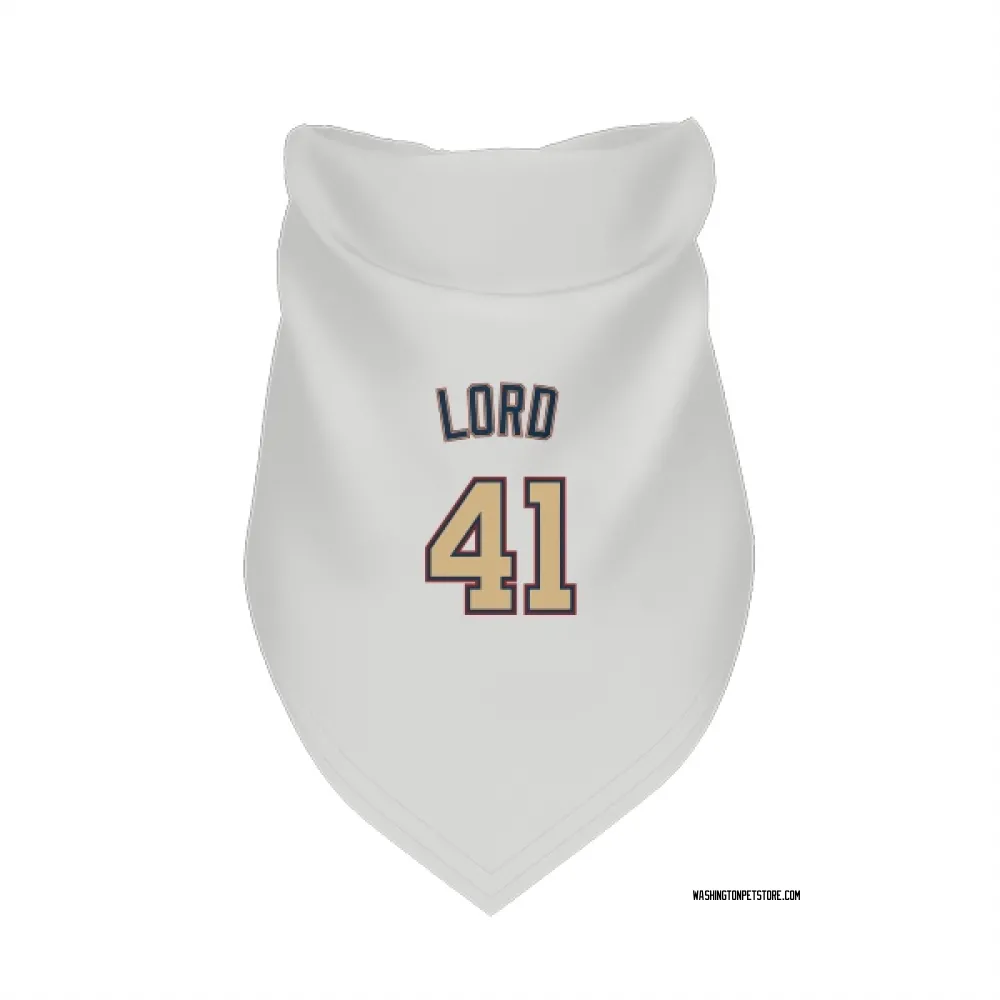 Washington Nationals Brad Lord White/Gold Pet Bandana for Dog & Cat