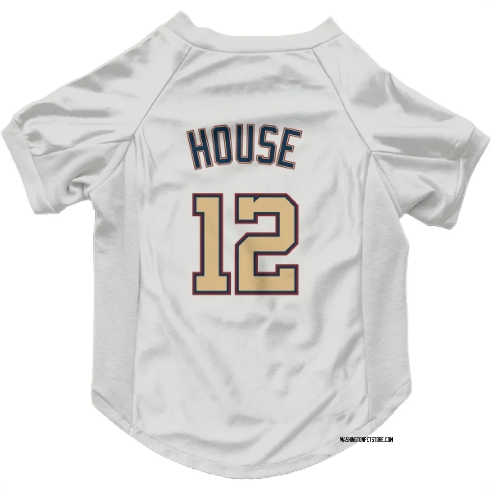 Washington Nationals Brady House White/Gold Pet Jersey for Dog & Cat