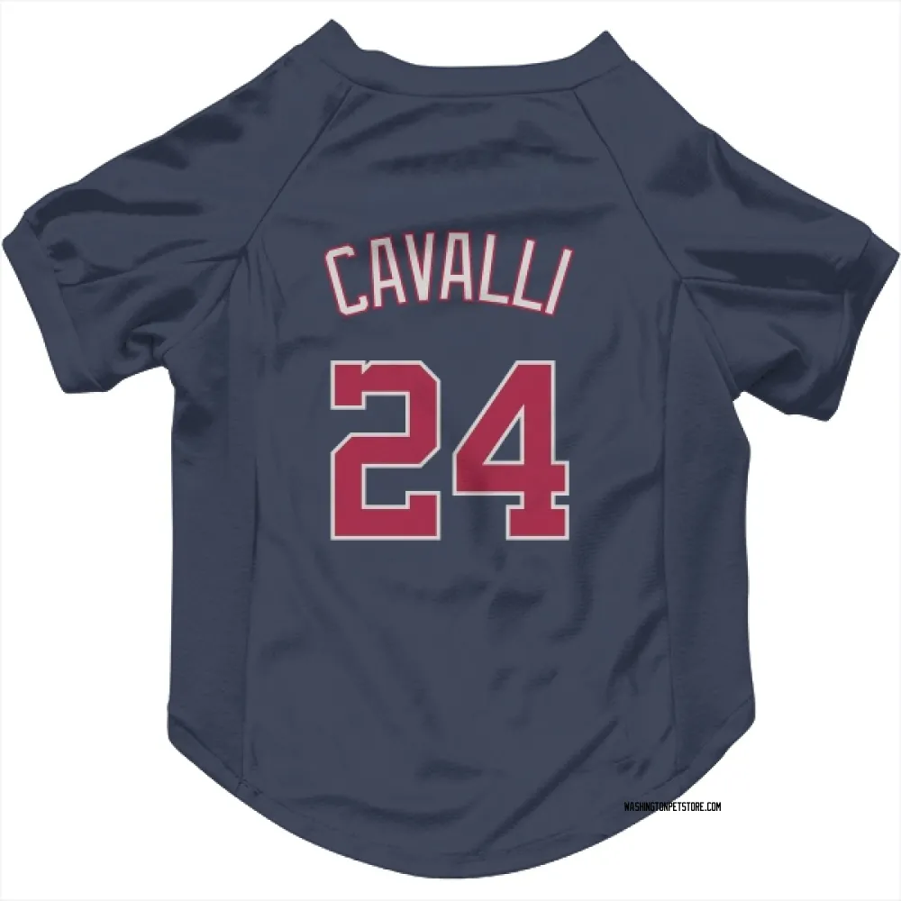 Washington Nationals Cade Cavalli Navy Pet Jersey for Dog & Cat