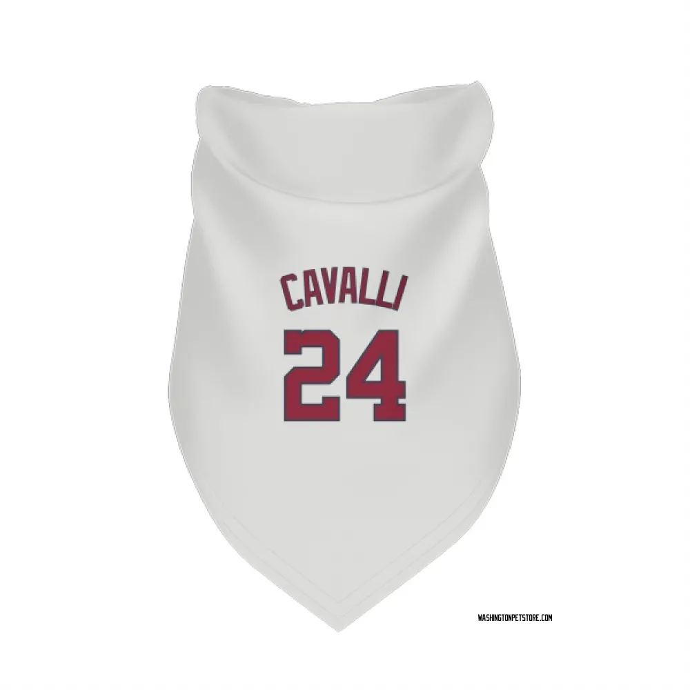 Washington Nationals Cade Cavalli White Pet Bandana for Dog & Cat