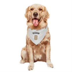 Washington Nationals Carter Kieboom White/Gold Pet Bandana for Dog & Cat