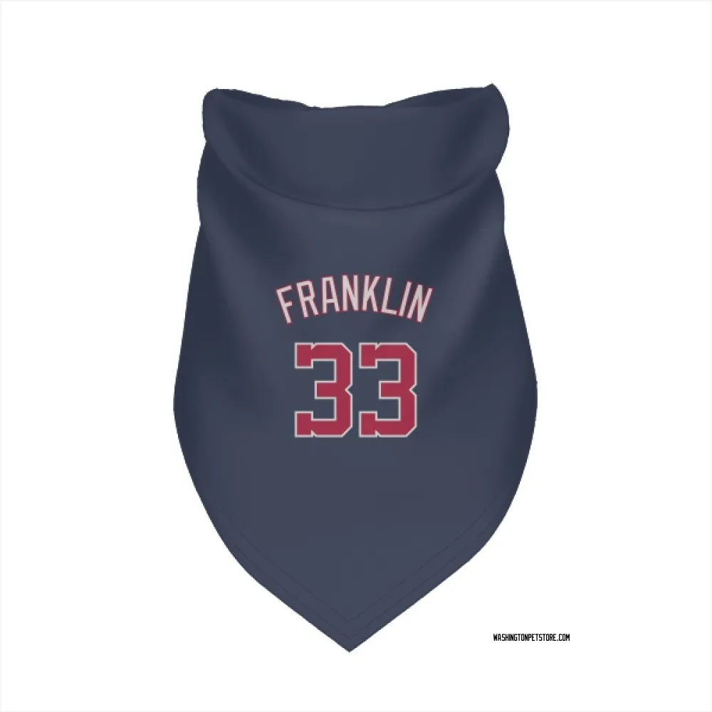 Washington Nationals Christian Franklin Navy Pet Bandana for Dog & Cat