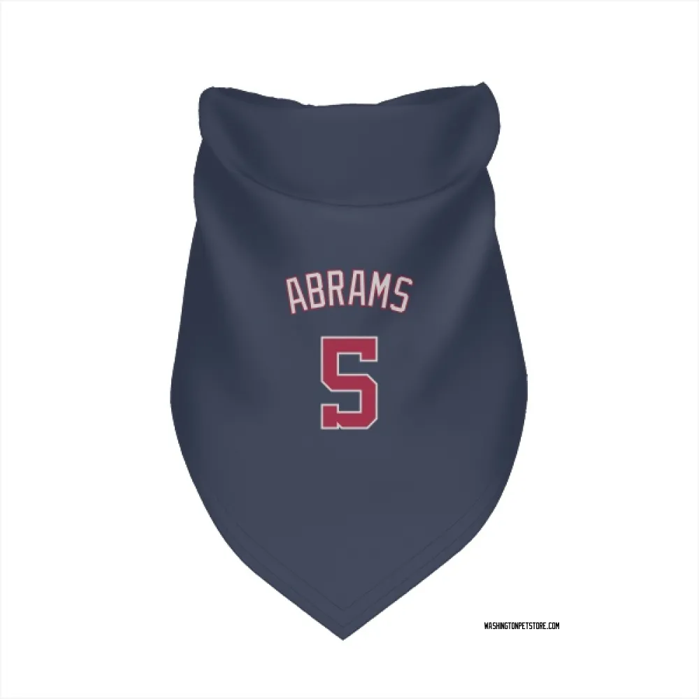 Washington Nationals CJ Abrams Navy Pet Bandana for Dog & Cat