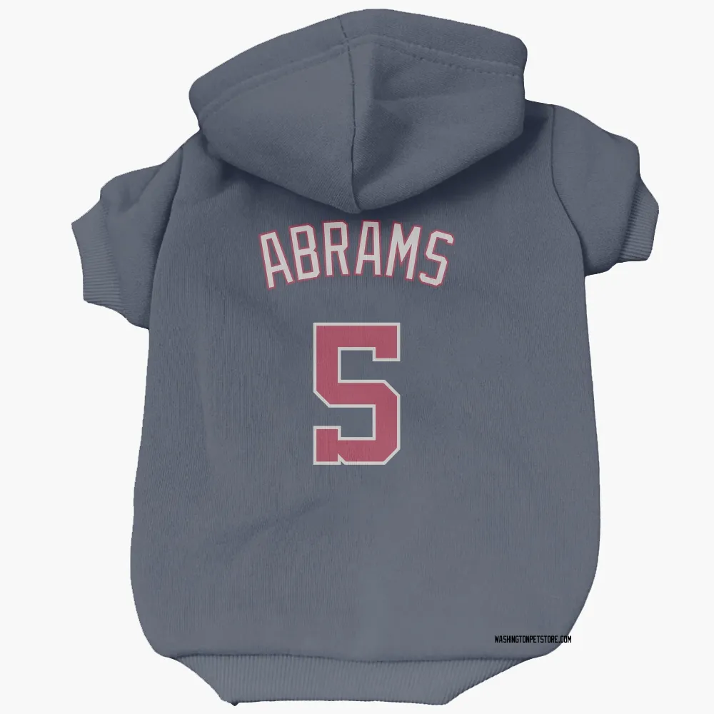 Washington Nationals CJ Abrams Navy Pet Hoodie for Dog & Cat