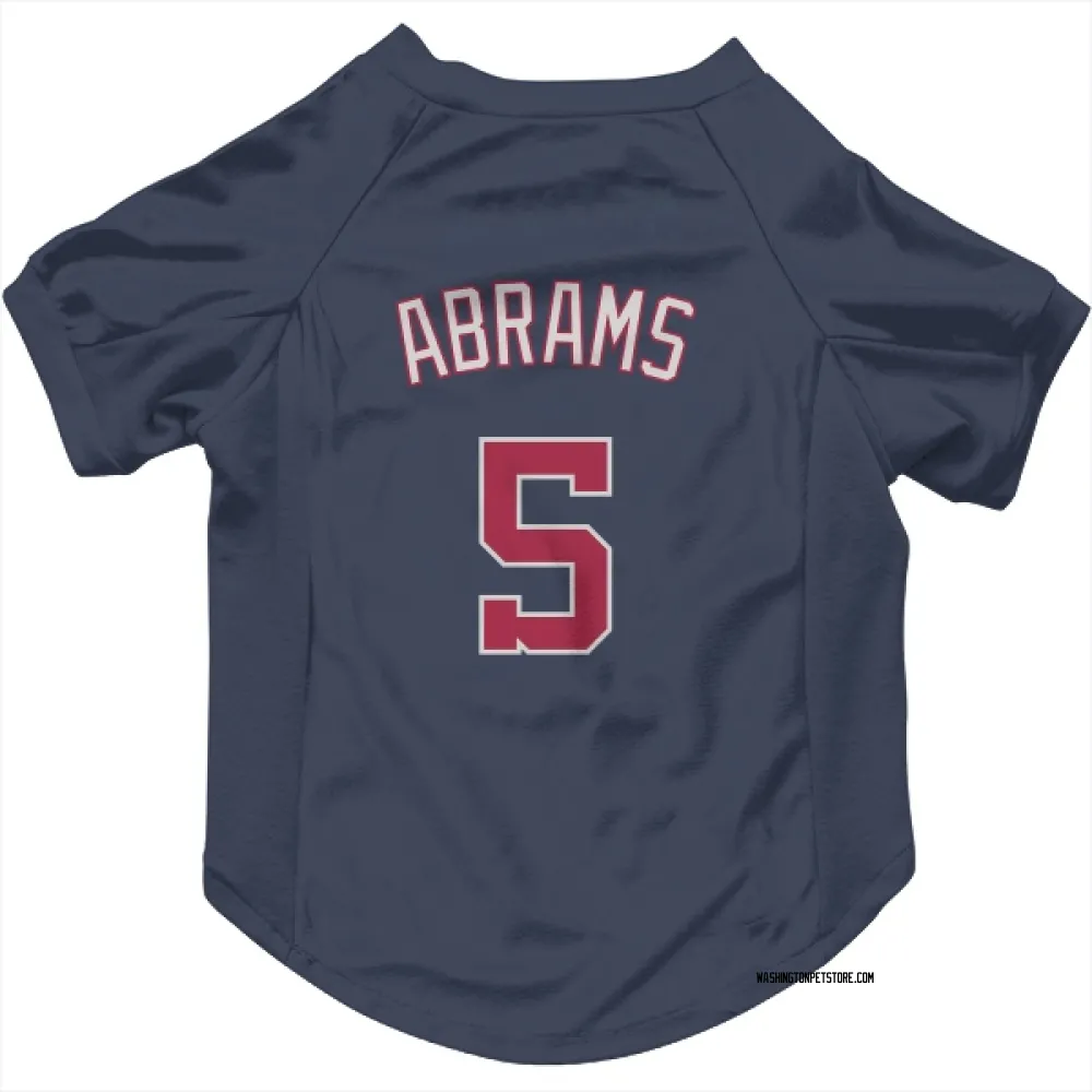 Washington Nationals CJ Abrams Navy Pet Jersey for Dog & Cat