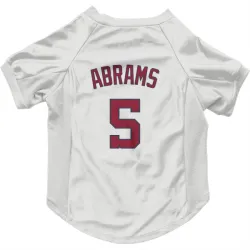 Washington Nationals CJ Abrams White Pet Jersey for Dog & Cat