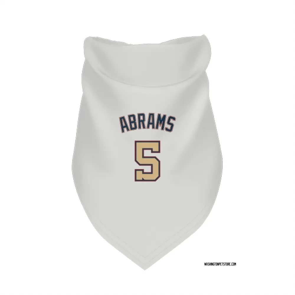 Washington Nationals CJ Abrams White/Gold Pet Bandana for Dog & Cat