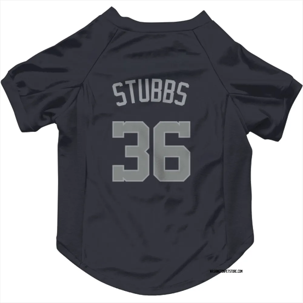 Washington Nationals CJ Stubbs Navy Gray Pet Jersey for Dog & Cat