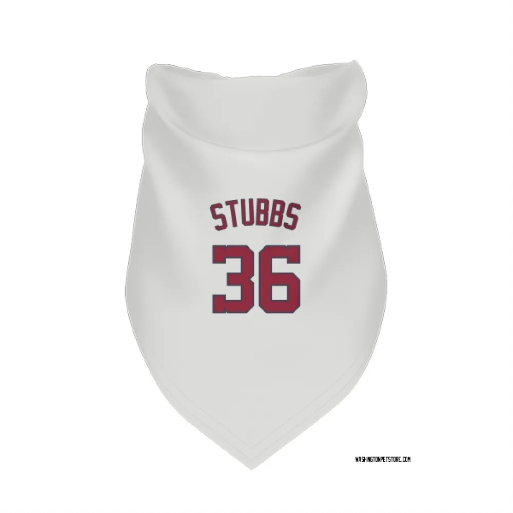 Washington Nationals CJ Stubbs White Pet Bandana for Dog & Cat