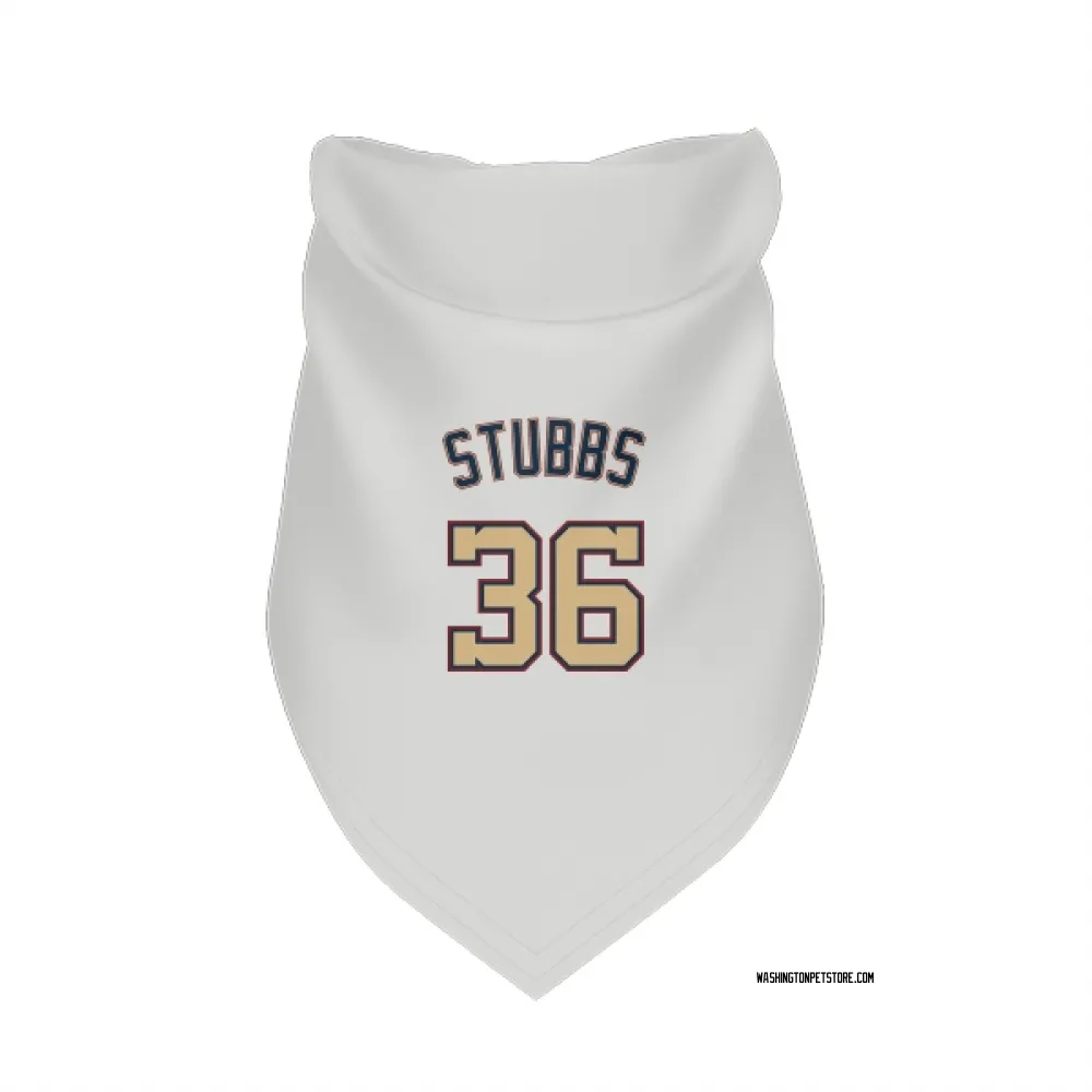 Washington Nationals CJ Stubbs White/Gold Pet Bandana for Dog & Cat