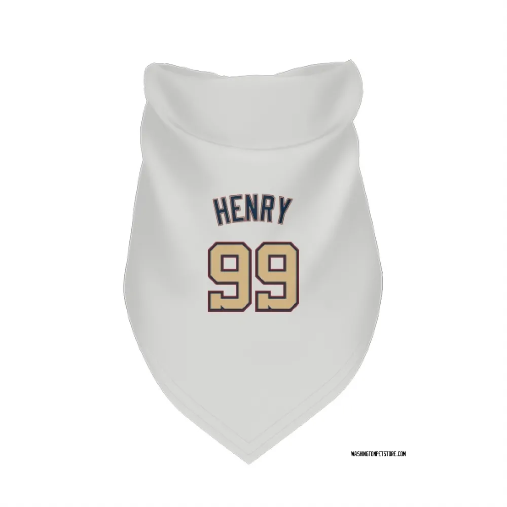 Washington Nationals Cole Henry White/Gold Pet Bandana for Dog & Cat