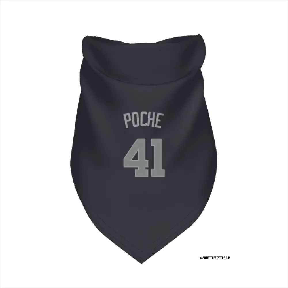 Washington Nationals Colin Poche Navy Gray Pet Bandana for Dog & Cat