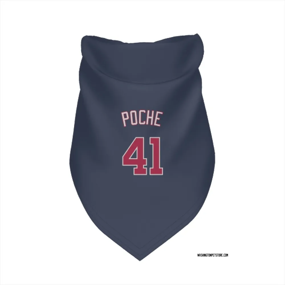 Washington Nationals Colin Poche Navy Pet Bandana for Dog & Cat