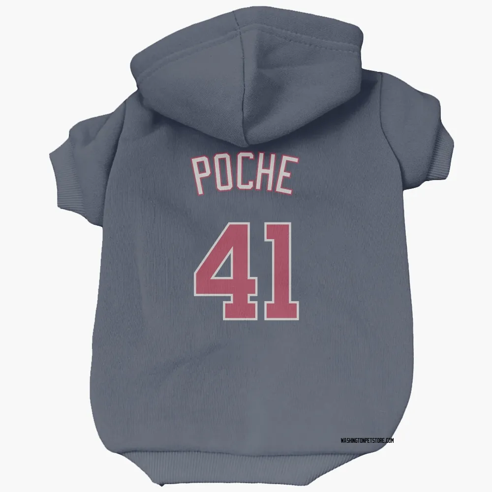Washington Nationals Colin Poche Navy Pet Hoodie for Dog & Cat