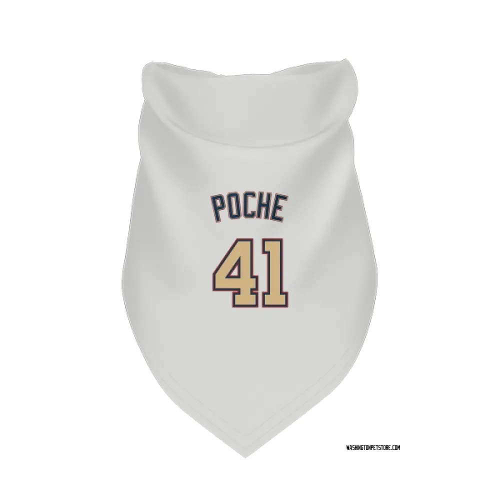 Washington Nationals Colin Poche White/Gold Pet Bandana for Dog & Cat