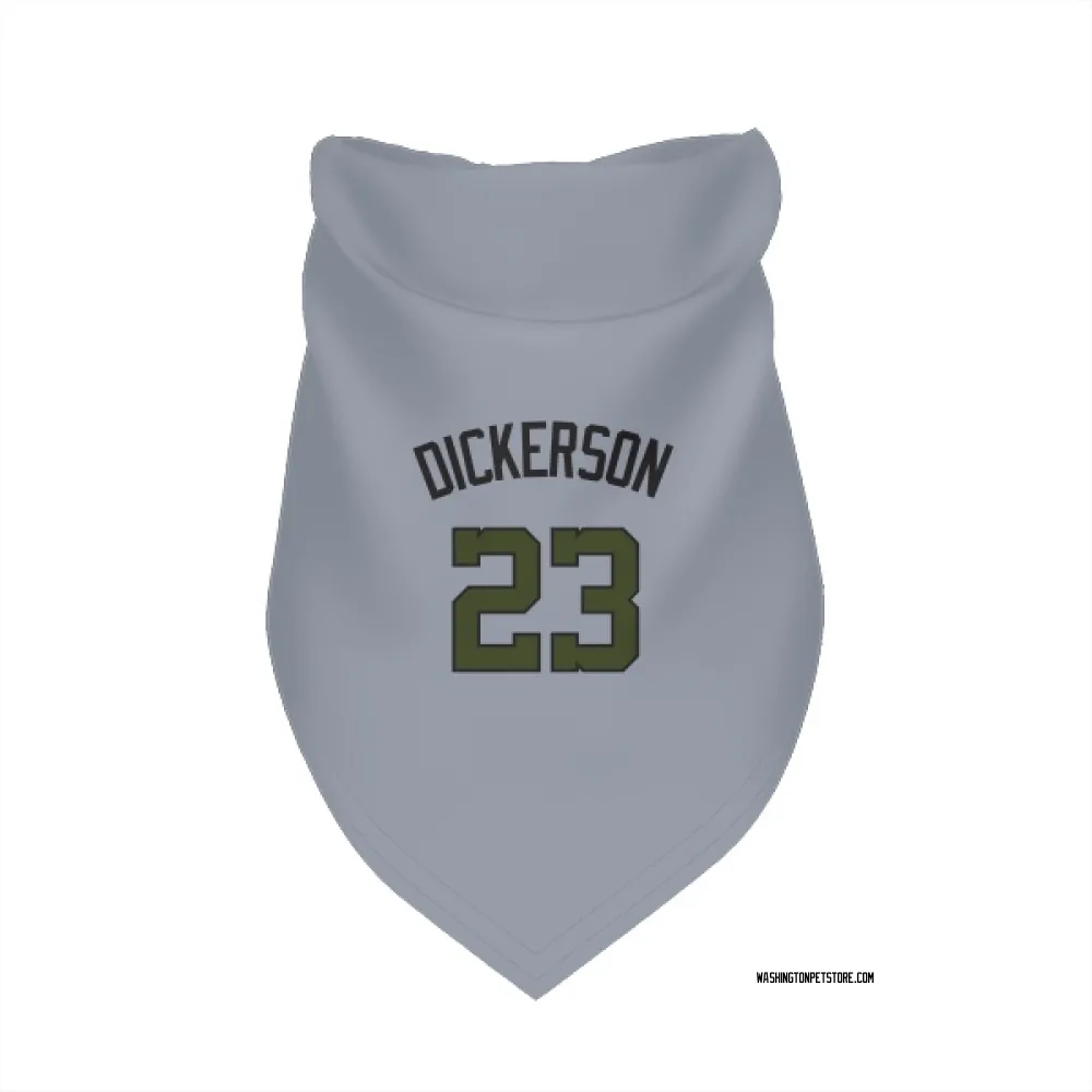 Washington Nationals Corey Dickerson Gray Pet Bandana for Dog & Cat