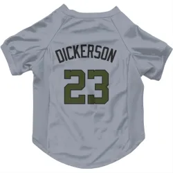Washington Nationals Corey Dickerson Gray Pet Jersey for Dog & Cat