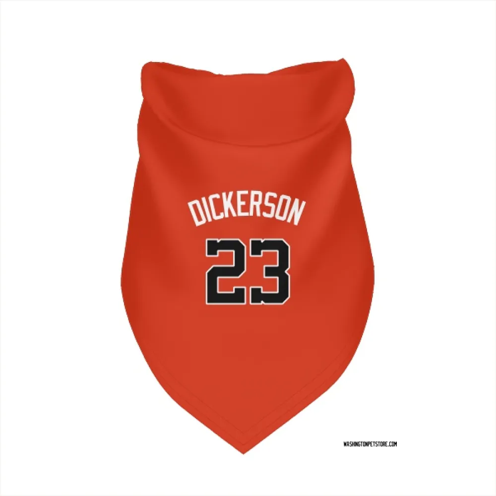 Washington Nationals Corey Dickerson Orange Pet Bandana for Dog & Cat