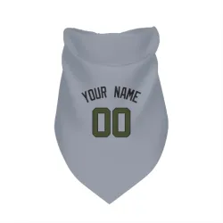 Washington Nationals Custom Gray Pet Bandana for Dog & Cat