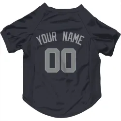 Washington Nationals Custom Navy Gray Pet Jersey for Dog & Cat