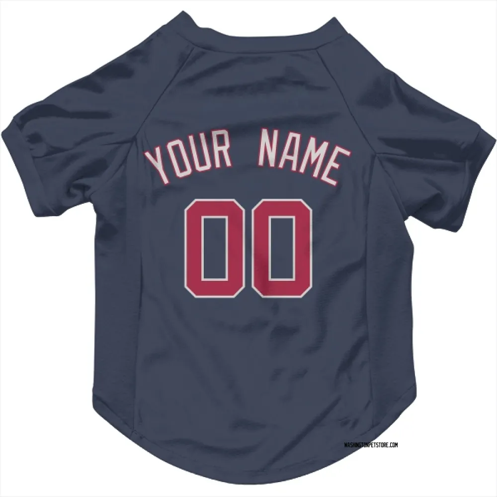 Washington Nationals Custom Navy Pet Jersey for Dog & Cat