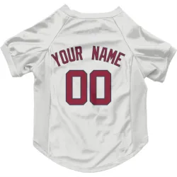 Washington Nationals Custom White Pet Jersey for Dog & Cat