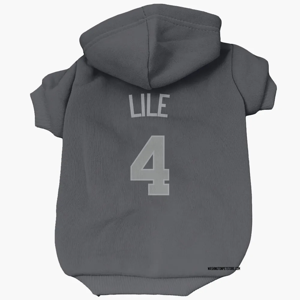 Washington Nationals Daylen Lile Navy Gray Pet Hoodie for Dog & Cat