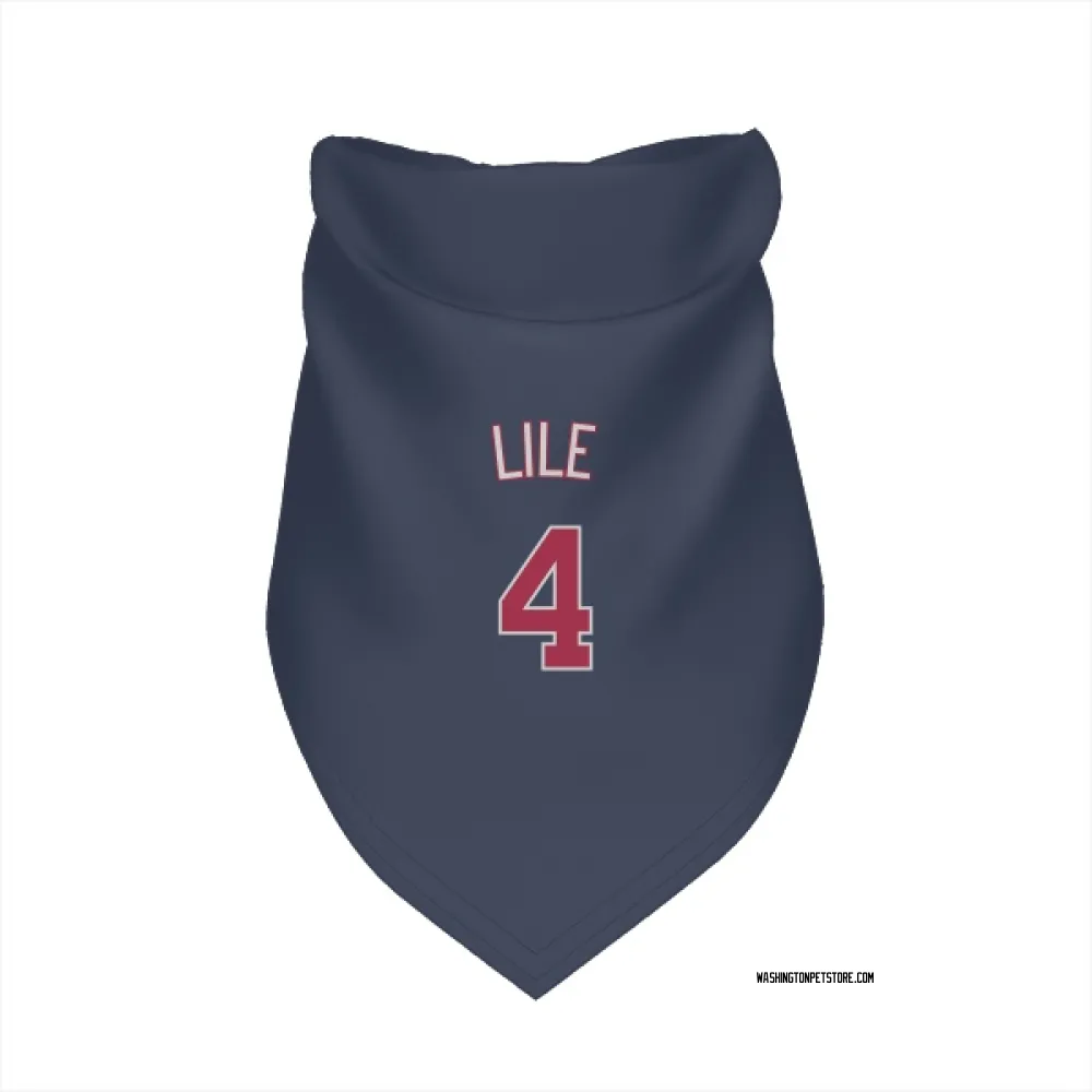 Washington Nationals Daylen Lile Navy Pet Bandana for Dog & Cat