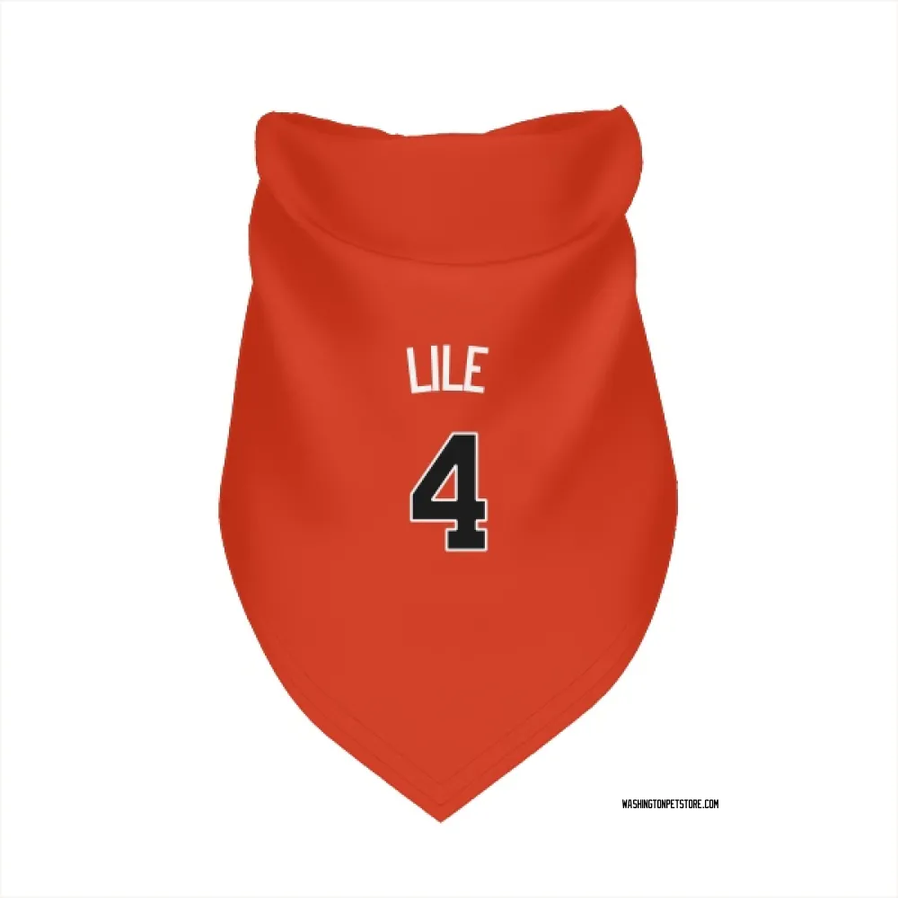 Washington Nationals Daylen Lile Orange Pet Bandana for Dog & Cat