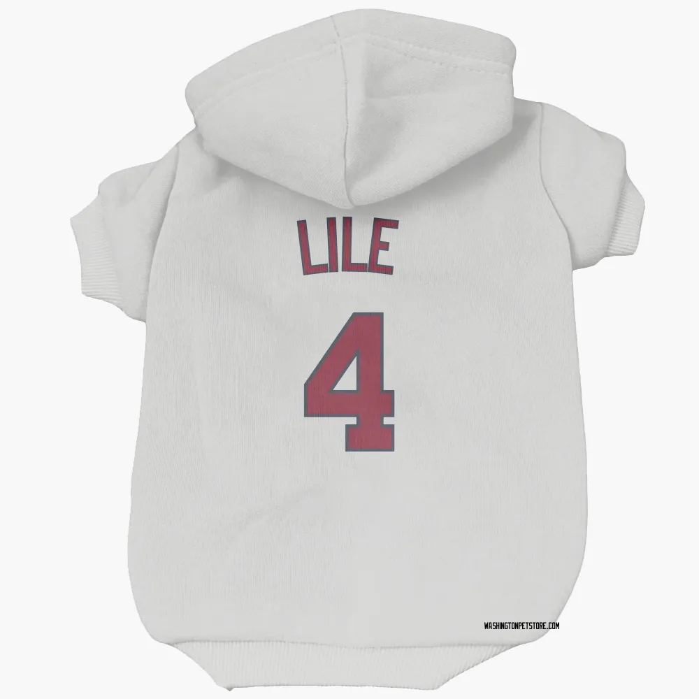 Washington Nationals Daylen Lile White Pet Hoodie for Dog & Cat