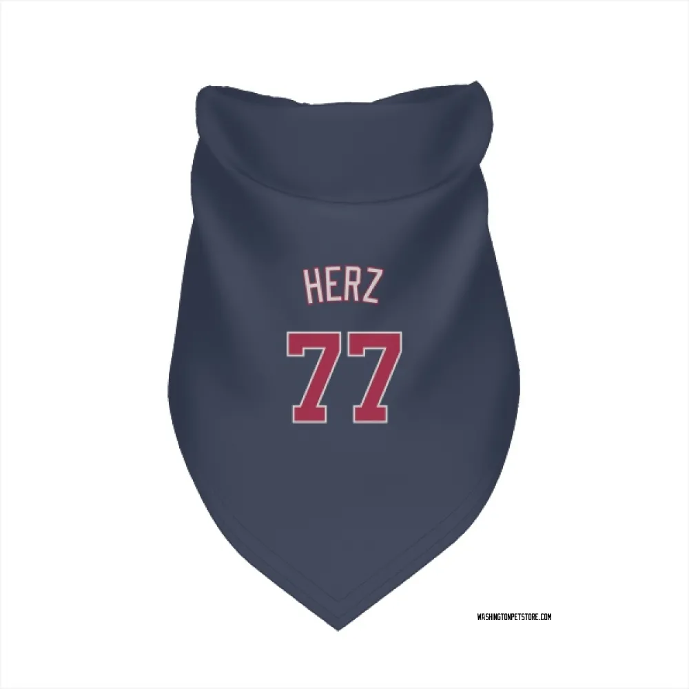 Washington Nationals DJ Herz Navy Pet Bandana for Dog & Cat