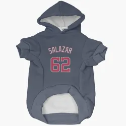 Washington Nationals Eduardo Salazar Navy Pet Hoodie for Dog & Cat
