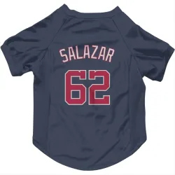 Washington Nationals Eduardo Salazar Navy Pet Jersey for Dog & Cat