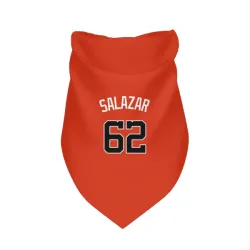 Washington Nationals Eduardo Salazar Orange Pet Bandana for Dog & Cat