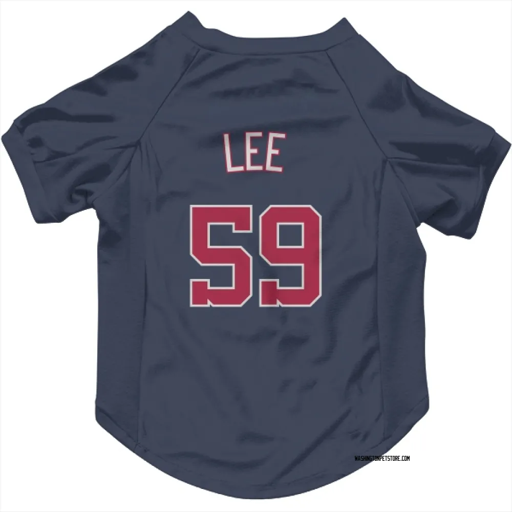 Washington Nationals Evan Lee Navy Pet Jersey for Dog & Cat