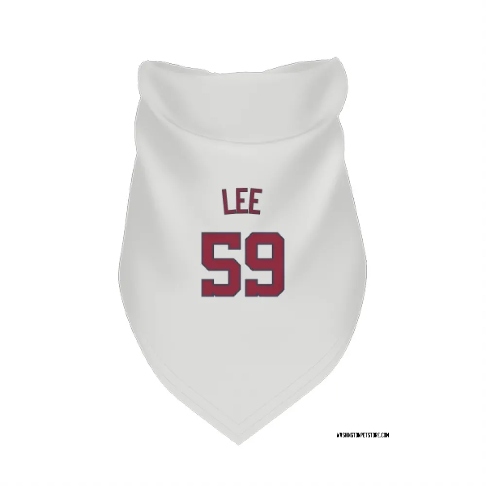 Washington Nationals Evan Lee White Pet Bandana for Dog & Cat