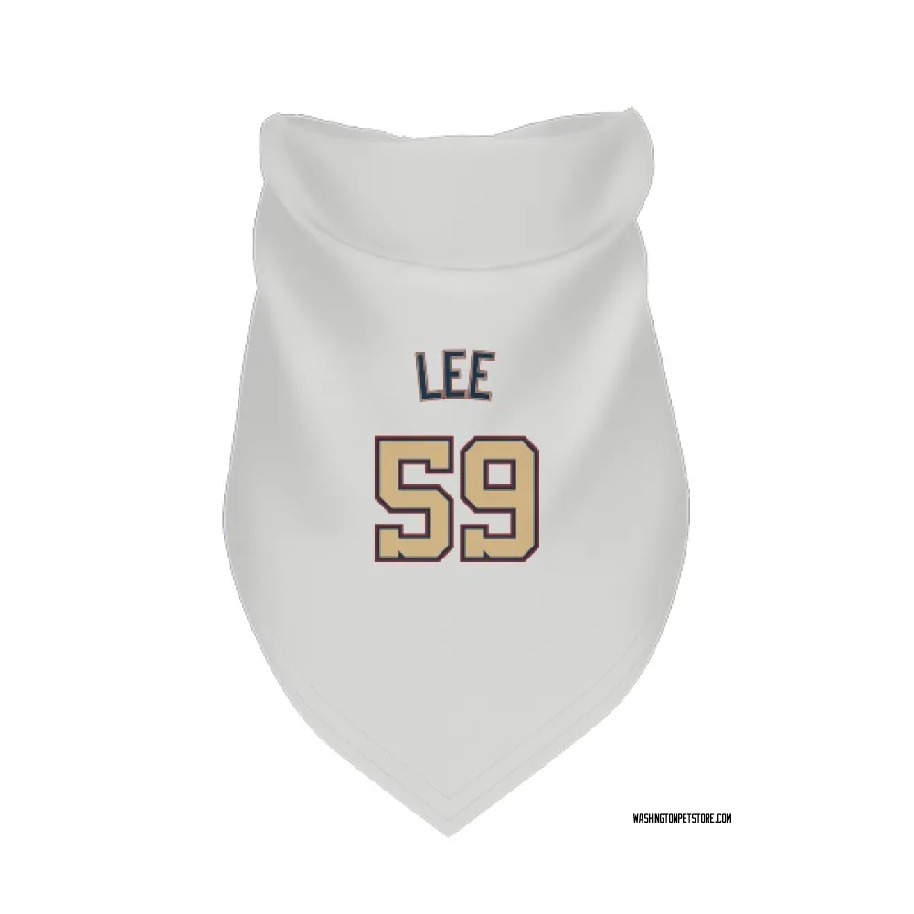 Washington Nationals Evan Lee White/Gold Pet Bandana for Dog & Cat